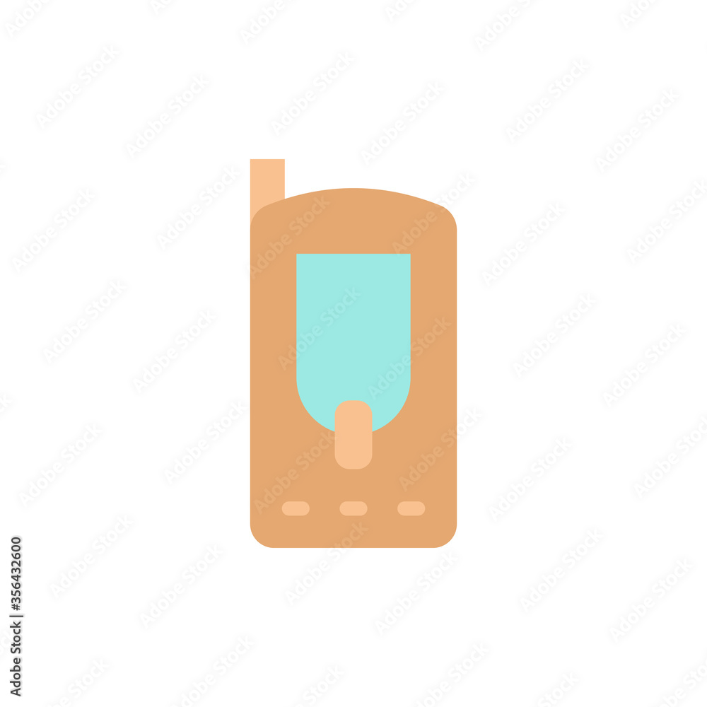 Aufkleber phone, mobile, technology icon. simple color vector elements of communication icons for ui and ux, w