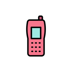 Phone, mobile, technology icon. Simple color with outline vector elements of communication icons for ui and ux, website or mobile application