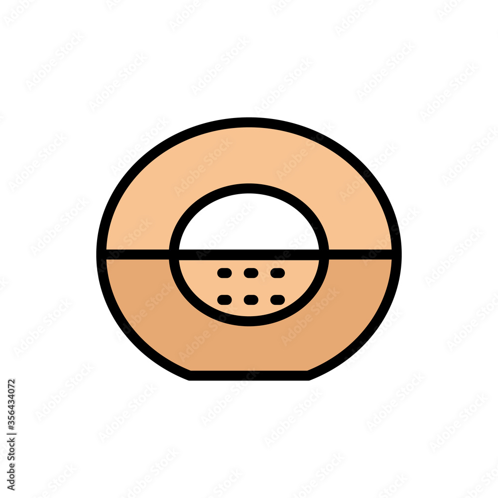 Poster phone, landline icon. simple color with outline vector elements of communication icons for ui and ux