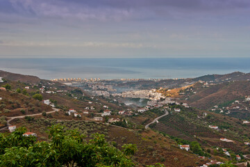 Fototapeta na wymiar Torrox Costa, Costa Tropical, The Axarquia, Malaga Province, Andalucia, Spain, Western Europe.