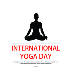 International yoga day background