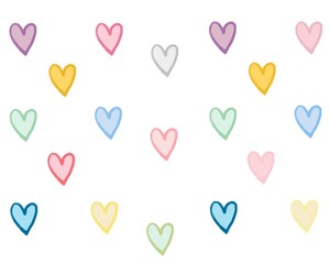 seamless pattern with hearts