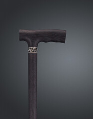 Walking sticks and crutches. High quality photo.