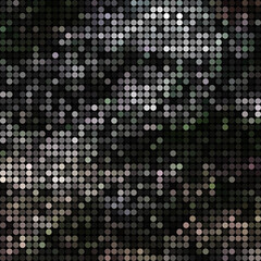 abstract vector colored round dots background