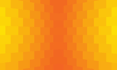 Gradient background orange. Yellow-red texture consists of rectangular shapes. Transition and gradation of orange. Texture with an orange gradient. Geometric abstract background. Abstract wallpaper