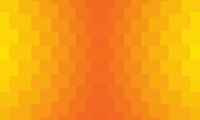 Gradient background orange. Yellow-red texture consists of rectangular shapes. Transition and gradation of orange. Texture with an orange gradient. Geometric abstract background. Abstract wallpaper