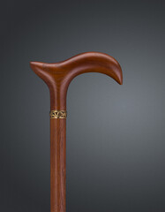 Walking sticks and crutches. High quality photo.