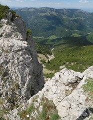 Tiefer Talblick am Tauron