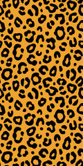 Colorful leopard seamless pattern. Fashion stylish vector texture.