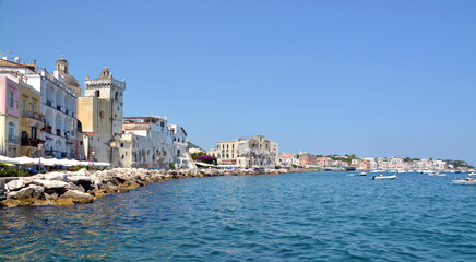 Blick auf die Altstadt von Ischia Stadt