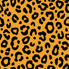 Naklejka na ściany i meble Colorful leopard seamless pattern. Fashion stylish vector texture.
