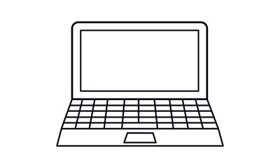 Laptop, computer, display, notebook, desktop, monitor, network, pc, technology-free vector icon