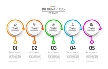 Infographics creative concept, business info templates option, data label plan.