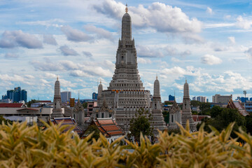 Wat Arun temple in Bangkok, Thailand is vary famous landmark.