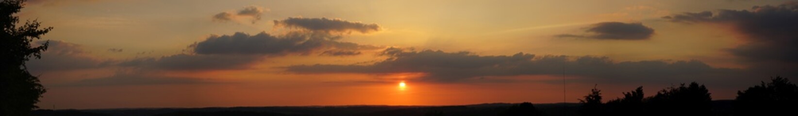 Sunset Breckerfeld-Wengeberg 27.05.2020 Panorama
