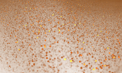 Abstract golden bokeh wall. Beautiful background for card, art projects, business, template, banners