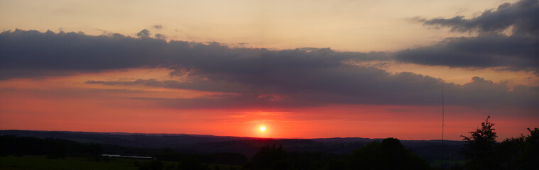 Sunset Breckerfeld-Wengeberg 27.05.2020 Panorama