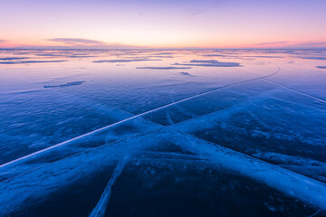 Winter Russian Baikal tourism.