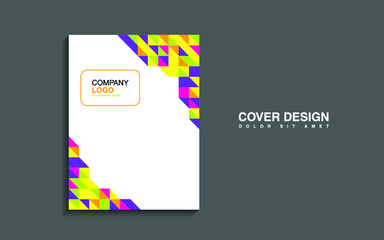 Fototapeta premium modern business brochure leaflet flyer