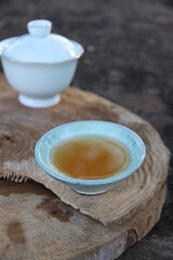 cup of tea and teapot