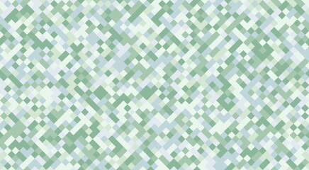 dark green color squares, colorful mosaic, multicolor tile, abstract seamless pattern.
