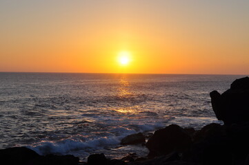 Sonnenuntergang auf den Galapgaos-Inseln