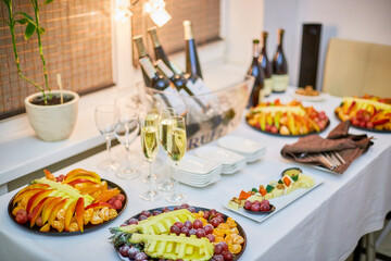 buffet reception snacks