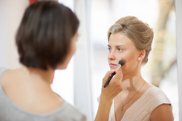 Beautiful bride summer wedding day