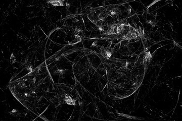 Black and white abstract background, dark fantasy theme.