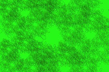 abstract green background with bubbles