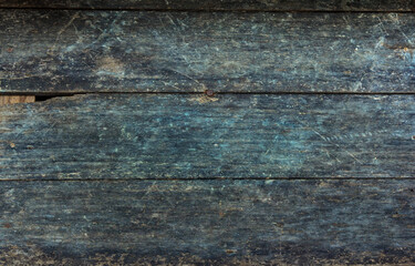 Old grunge dark gray scratched texture. Wooden board surface background. 