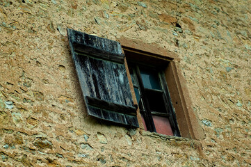 Old house with old windows