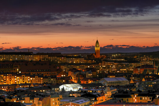 Gothenburg in the Evening - The night is falling over Göteborg - Sweden