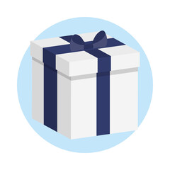 gift box present isolated icon