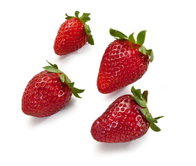 Strawberry isolated on white background