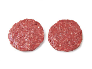 horse meatballs isolated on white background