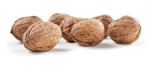 walnut isolated on the white background Noci Noci di Sorrento