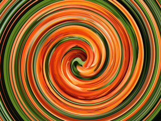 Funnel abstract pattern. Swirl, spiral, multi-colored pattern as a background.
