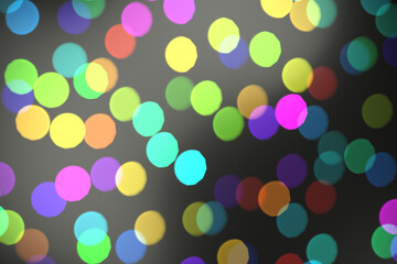 Abstract bokeh illustration. Blurred Glitter lights  texture background. 