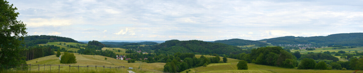 Fototapeta na wymiar Nördlicher Odenwald, Panorama 