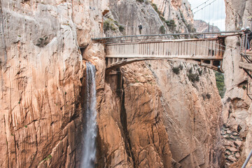 Caminito del Rey in Andalusia Spain