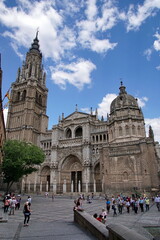 Obraz premium Toledo Cathedral in Toledo, Spain.The Primate Cathedral of Saint Mary of Toledo, 13th century high gothic cathedral of Toledo, Spain