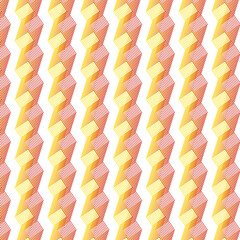 dechado amarillo y naranja