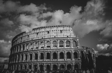The Colosseum or Coliseum also known as the Flavian Amphitheatre, Rome, Italy