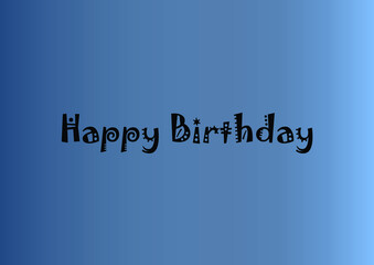 Happy Birthday Calligraphy Graphic Design Hand drawn Posters text phrase, Greeting Cards Vintage art lettering word Calligraphic quote Vector Illustration.