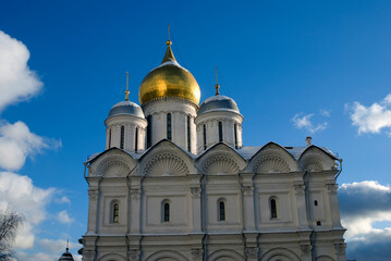 Moscow Kremlin architecture. Color photo.	
