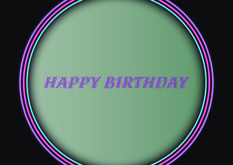 Happy Birthday Calligraphy Graphic Design Hand drawn Posters text phrase, Greeting Cards Vintage art lettering word Calligraphic quote Vector Illustration.