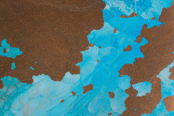 Colorful abstract painting. High resolution picture. ink color mixing. close up texture