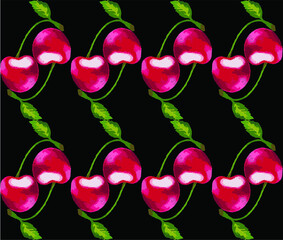 vector seamless background with plant ornaments