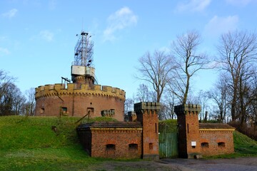 Angel's Fort - historic fortifications in Swinoujscie on the island Uznam, Poland